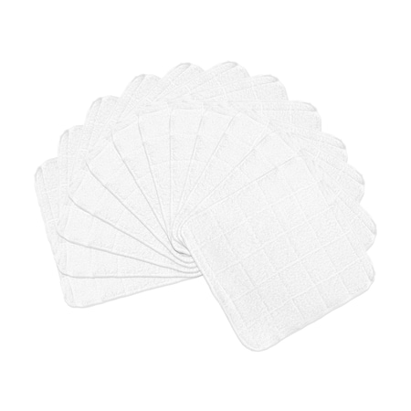 Monarch Brands Cooks Linen Dishcloths, 12in x 12in , White, 144PK DISH-WHITE-CS